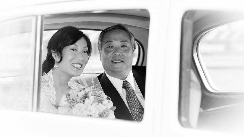 Fotografia di matrimonio in bianco e nero