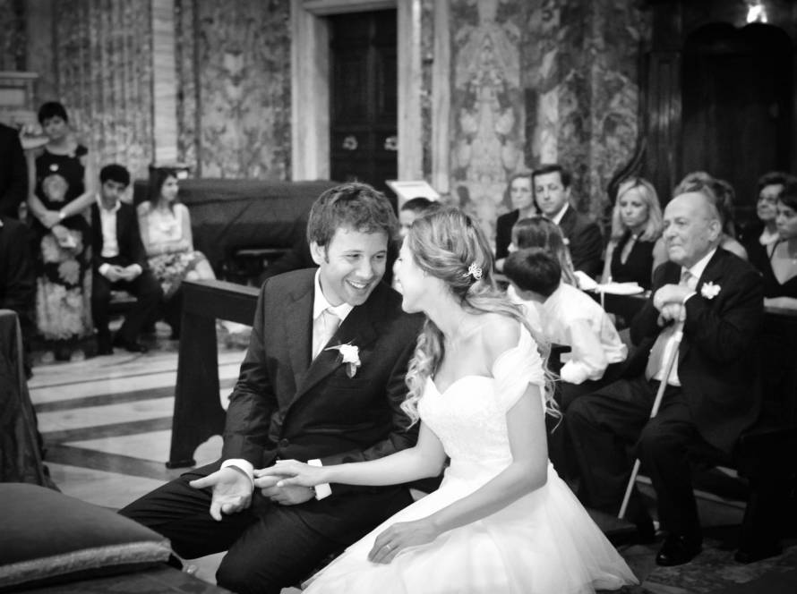 Fotografo per matrimonio in chiesa a Roma